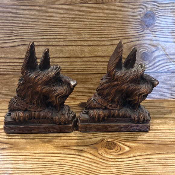 Vintage Accents Vintage Scottie Bookends Syroco Poshmark